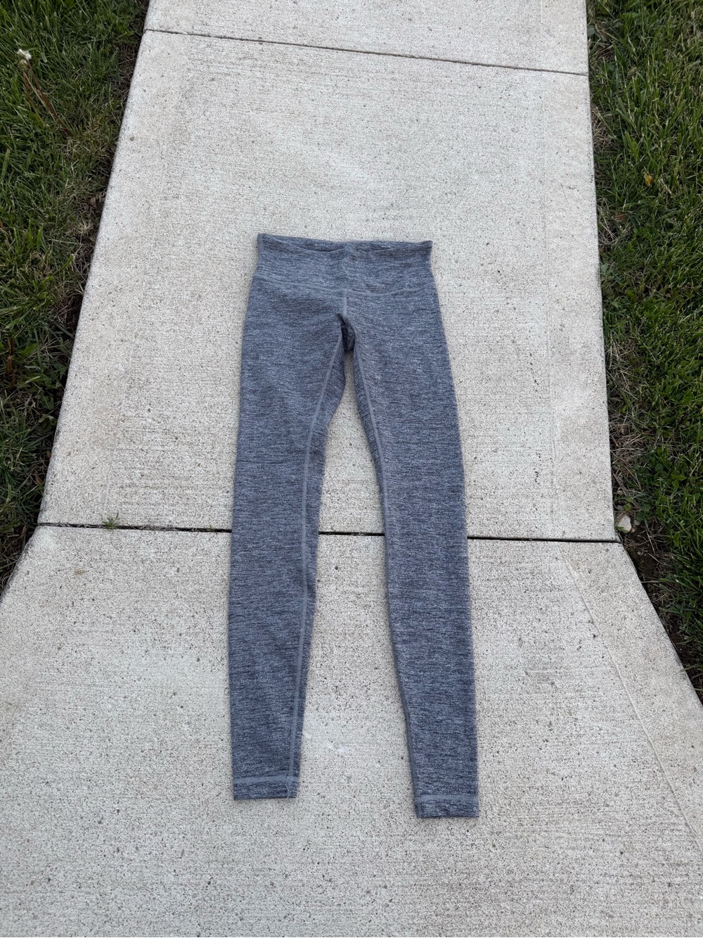 Grey Lululemon Full Length Leggings